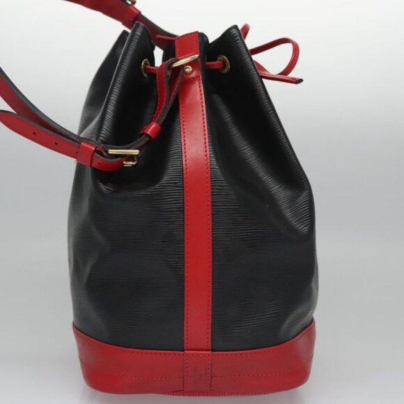 LOUIS VUITTON Epi Noe Shoulder Bag Bicolor Black Red M44017 LV Auth BD310 - Picture 5 of 16